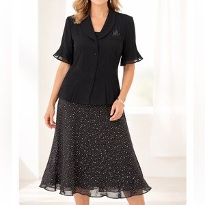 Danny & Nicole Vintage 80’s Skirt Set